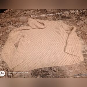 Cozy Cream Girls Soft Cashmere Inspired Sweater Large Extra Large